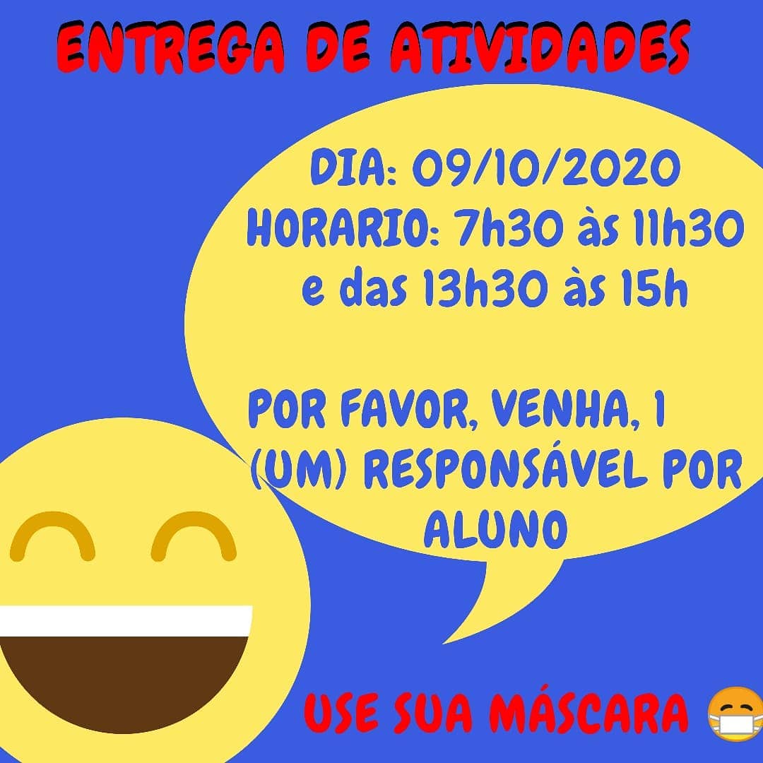 Entrega de Atividades - Outubro Col�gio Passionista Santa Luzia