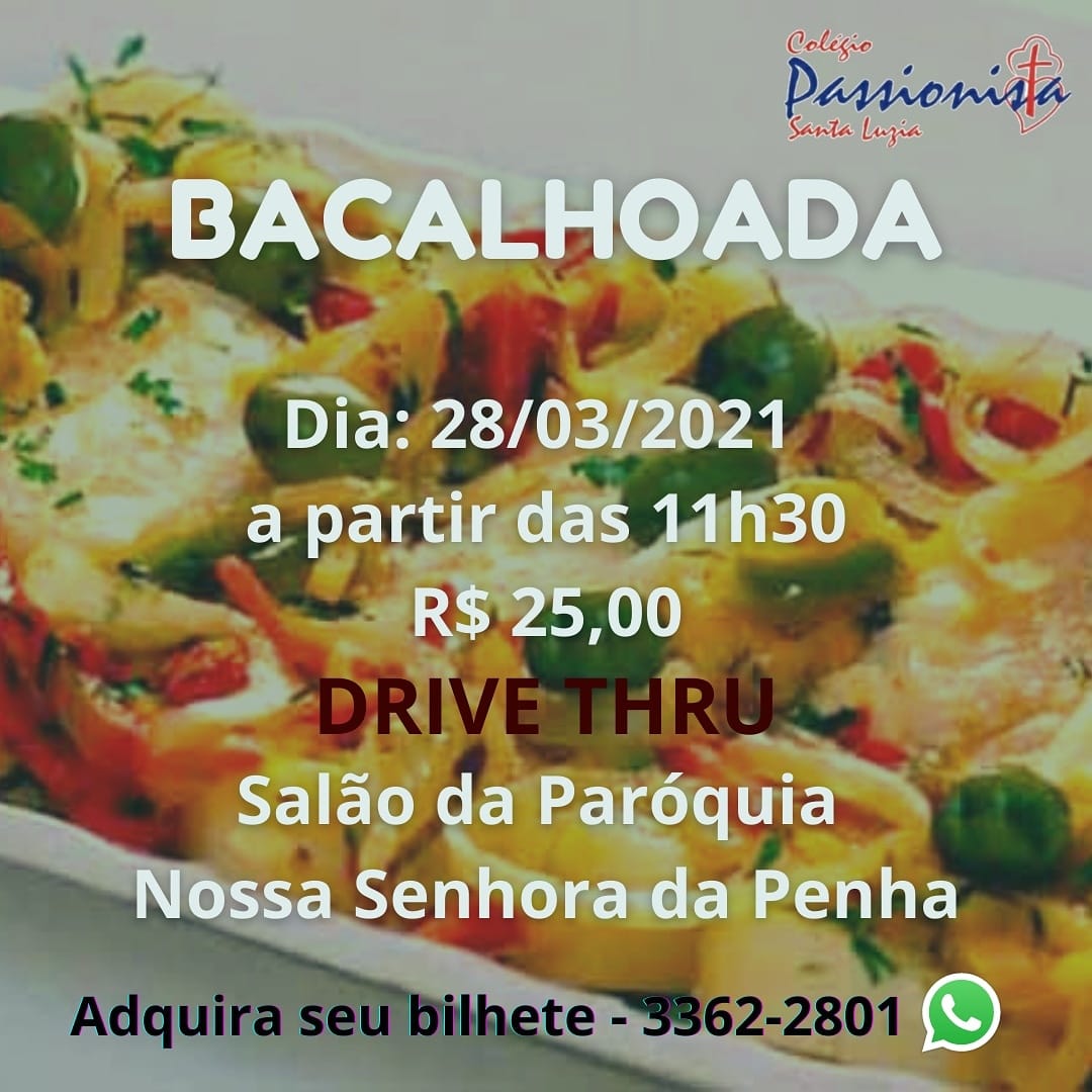 Bacalhoada Passionista Col�gio Passionista Santa Luzia