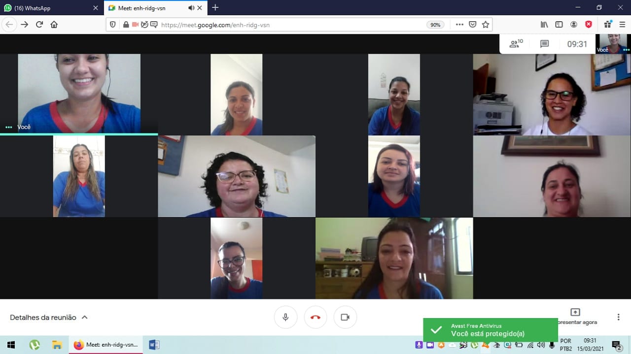 Reuni�o de forma��o pedag�gica Col�gio Passionista Santa Luzia