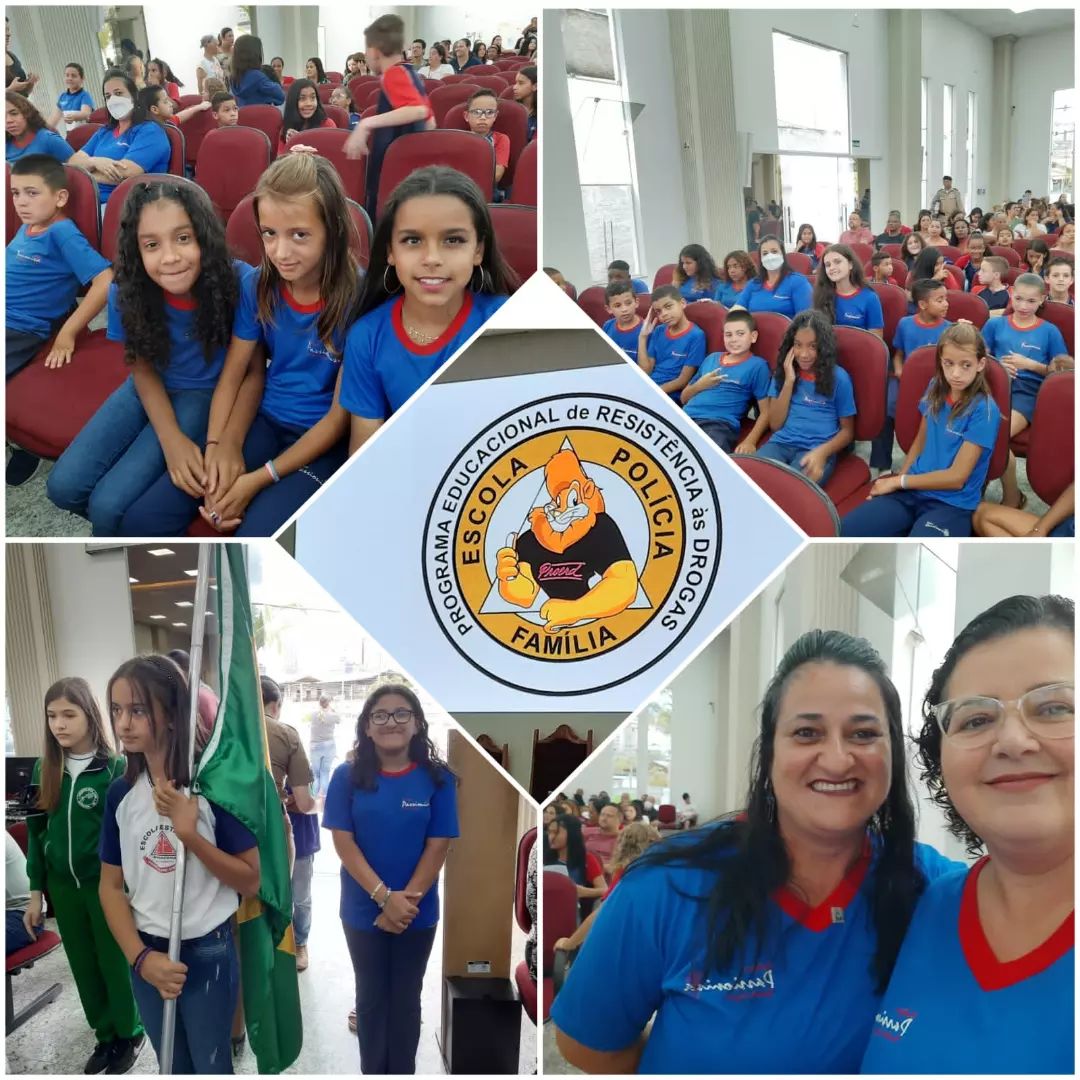 Formatura do PROERD 2022 Col�gio Passionista Santa Luzia