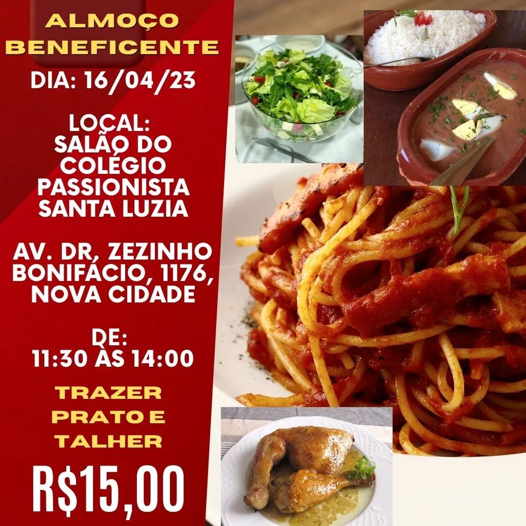 Almo�o Beneficente Col�gio Passionista Santa Luzia