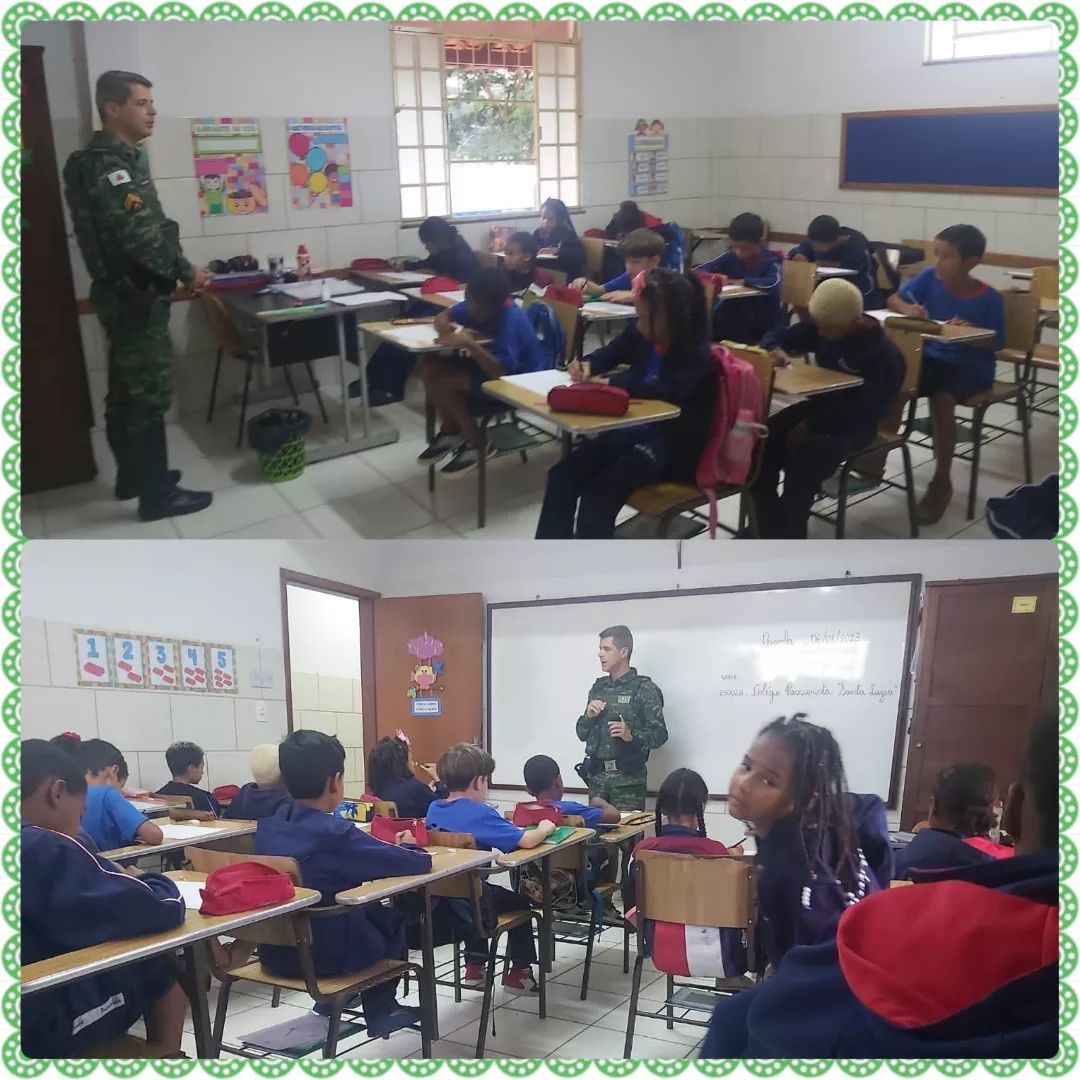 Iniciando Projeto PROGEA - 4 � anos Col�gio Passionista Santa Luzia