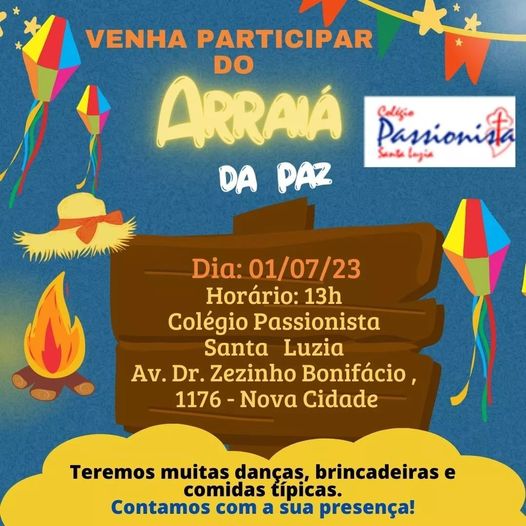 Arrai� da Paz Col�gio Passionista Santa Luzia