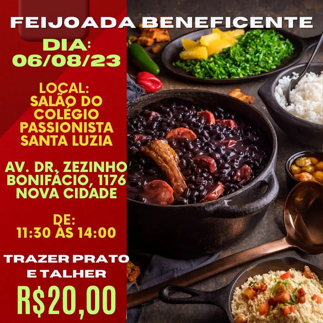 Feijoada Beneficente Col�gio Passionista Santa Luzia