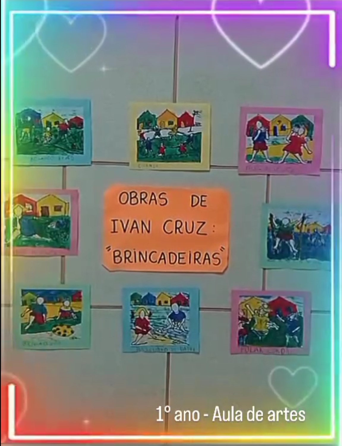 Aula de Artes - 1� Ano Col�gio Passionista Santa Luzia