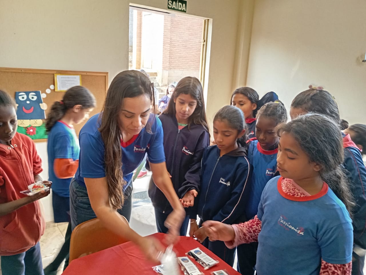 Reinaugura��o da sala de leitura Col�gio Passionista Santa Luzia