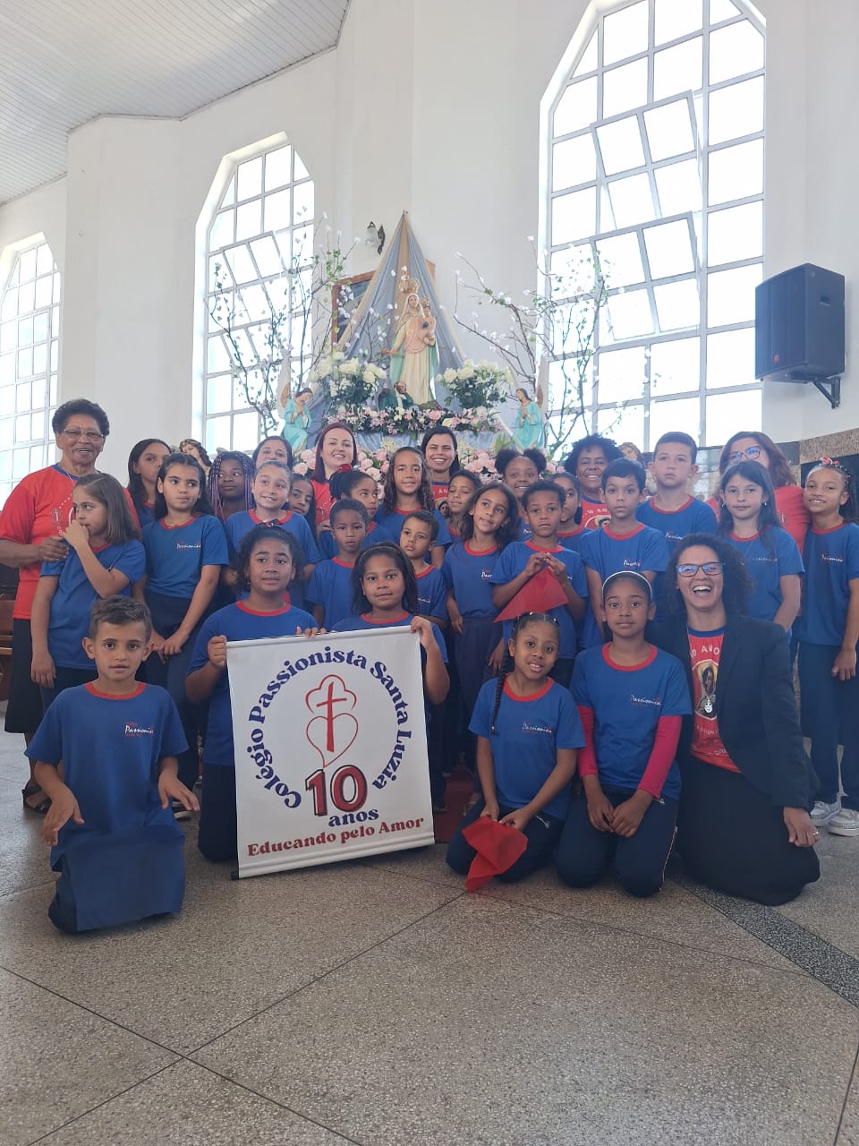 3� dia da novena de N.S. da Penha Col�gio Passionista Santa Luzia
