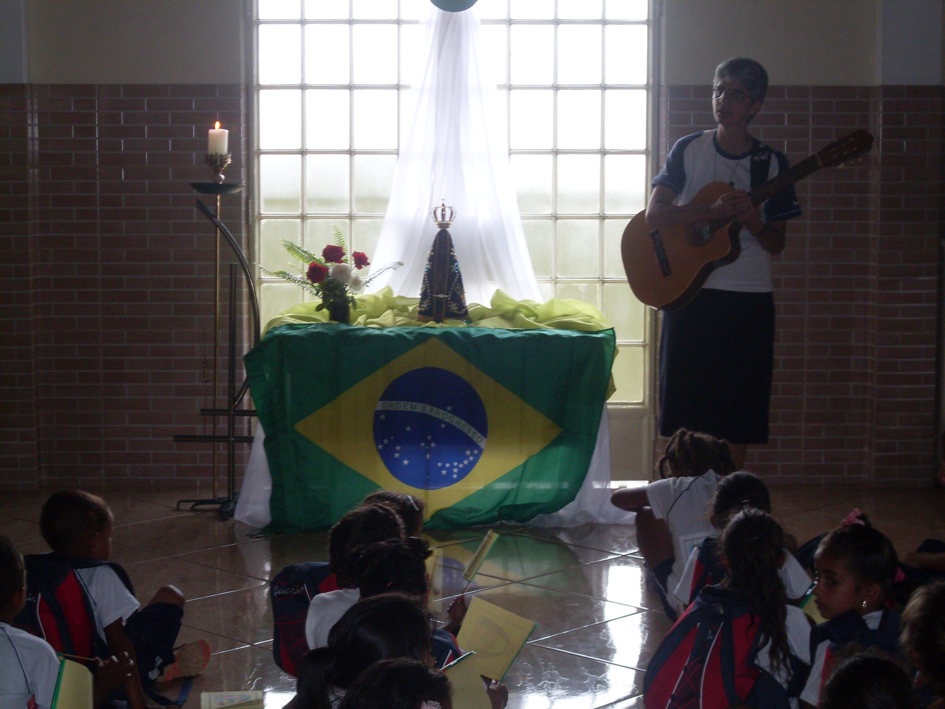 Visita da Imagem de Nossa Senhora Aparecida Col�gio Passionista Santa Luzia